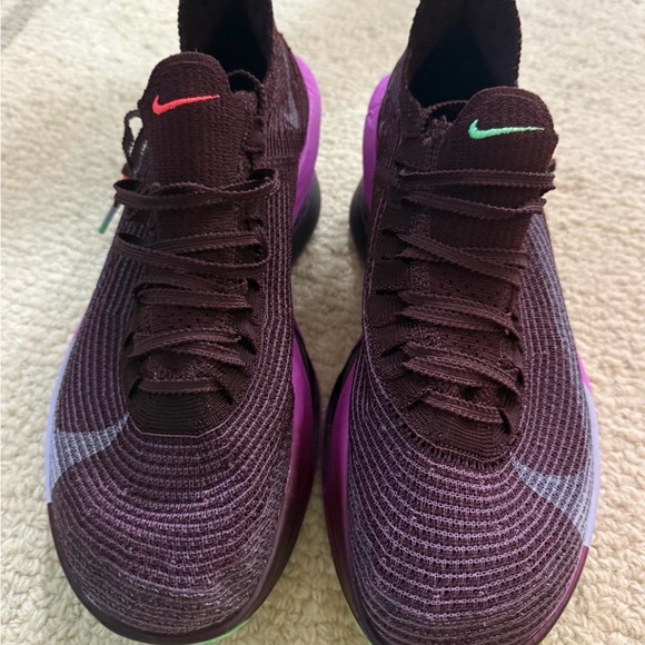 Nike Alphafly Shoes - Purple and Black